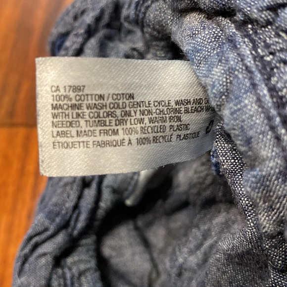 Girl’s Size 18-24 Months Soft Denim GAP Diaper Cover with Ruffles. So Cute! - Picture 3 of 4